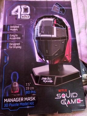 Netflix Squid Game Manager Mask Model Kit - NIB Retail $20